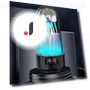 Mini Portable Speaker with Colorful Lamp — Portable Audio, Cosy Homes