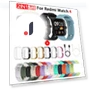 Silicone Watch Strap with Screen Protector and Protective Case — Fitness Bands, Xiaomi