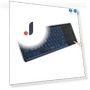 Rechargeable Wireless Keyboard with Backlight and Touchpad — Keyboard Cases, SeenDa