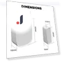 Smart Door and Window Sensor — Smart Home Security, TOMTOP JMS