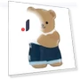 Thank You Friends Smart Talk Plush Teddy Bear — Interactive, Board M Factory
