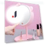 Three-Mode USB Charging Removable LED Cosmetic Mirror — Handheld, Makeup Kits