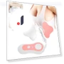 Waterproof Smart Electric Plus Therapy Breast Enhancer Shaper Massager — , Home Kits