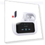 Wireless Smart Headphones with Touch Screen — Over-Ear Headphones, Junmaocun