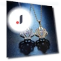 Designer Smart Heart Necklace with Crown — Smart Jewelry, Lucky Star Jewelry
