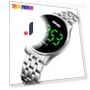 Fashion Touch Screen LED Display Stainless Steel Strap Simple Men's Digital Watch — Men's Timepieces, Skmei