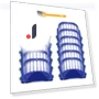 HEPA Filter Brush Replacement — Parts & Accessories, GOODLUCKK