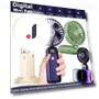 Mini Portable Fan with Smart LED Digital Display — Portable Cooling Solutions, Factory Discount Outlet