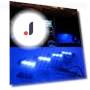 Smart 4x Blue 12V Car Interior Decorative Neon Light — Light Kit, Holland Zho