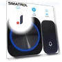 Autonomous Waterproof Wireless Doorbell with Nightlight — Push Buttons, Conwe