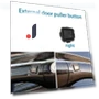 Door handle button — Door Straps & Handles, Car Yours Baby