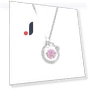 Silver Effect Butterfly Necklace Smart Heart Light — Men's Necklaces, Lucky Star Jewelry
