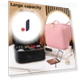 Smart LED Cosmetic Bag with Mirror — Cosmetic Cases, LIN-Home