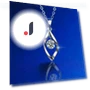 Smart Women's Pendant Necklace with Rotating Water Drop Design — Smart Jewelry, Allbestart