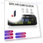 Solar Charging USB Car Clock — Clock, Auto Accessories Home