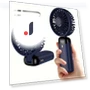 Universal 5-Speed Mini Fan with LED Display — Portable Cooling Solutions, Popular House