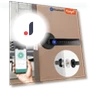 Smart Door Lock Handle with Fingerprint Key Card — Electromagnetic Security Locks, YDM Beauty Life