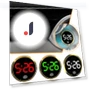 Touch-Type ABS Glowing Car Clock — Clock, 888 Auto Parts Town