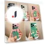Cartoon Dinosaur Liquid Silicone Phone Case — Phone Charms, New Style Case