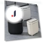 Smart Sensor Trash Can with Display — Kitchen Cans, Simple and warm