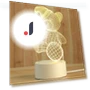 Custom Kids 3D Touch LED Night Light — Night Lights, Zhou Yajin
