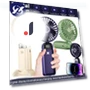 Mini Portable Fan with Smart LED Digital Display — Portable Cooling Solutions, TOP HOME