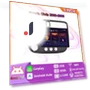 2 Din Car Radio with Touch Screen GPS Navigation Multimedia Player — Stereo Receivers, BAODANDP