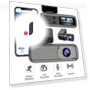 Dash Cam 2K Wi-Fi — Rearview Cameras for Cars, Optimized General