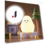 LED Silicone Night Light in Pear Shape — Night Lights, Happy World Electronics