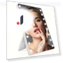 Makeup Mirror with 16 LEDs — Compact & Travel, Makeup Kits