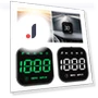 Universal GPS HUD Head Up Display LED Speedometer — Location Tracking Devices, Xudikou