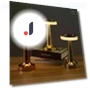 Vintage Metal Touch Sensor Dimmable LED Battery Table Lamp — Desk & Table Lighting, Zhou Yajin