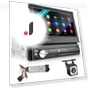 7-inch Foldable Touch Screen Android 10.0 Car Radio Receiver — Stereo Receivers, Podofo