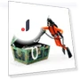 Aquarium with Floating Diver Ornament — , TOMTOP JMS