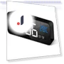 Digital Alarm Clock with Dimmable LED Display — Alarm, Factory Discount Outlet
