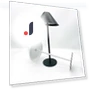 Modern Hanging Wireless Touch Gold Bar Lights — Desk & Table Lighting, Zhou Yajin