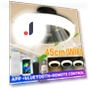 Modern Smart Ceiling Fan with Wi-Fi, Bluetooth, and Light — Ceiling Fan Wall Controls, Ideal World
