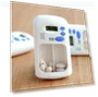 Smart Portable Electronic Pill Box 2 Compartments — Medication Accessories