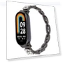 Wheat Ear Diamond Bracelet Metal Watch Band for Xiaomi Smart Band 9/8 — Smartwatch Straps, Xiaomi