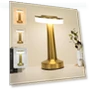 LED Table Lamp with Touch Sensor - Rechargeable, Adjustable Brightness, Portable Night Light — Desk & Table Lighting