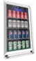 115 Can Beverage Refrigerator and Cooler with Glass Door — Mini Fridges, Honeywell