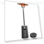 50,000 BTU Patio Heater with Sand Box, Table Design, Outdoor Heater for Home — Fire Glass, EAST OAK