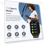 1.95" Smartwatch with Bluetooth Calls, 110+ Sports Modes, Heart Rate Monitor — Smartwatches, Cillso