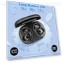 Bluetooth 5.4 Wireless Earbuds with Earhooks, 50H Playtime, ENC Noise Canceling, IP7 Waterproof — In-Ear Headphones, Hupoaf