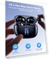 Bluetooth Wireless Earbuds with Deep Bass, 40H Playtime, IPX7 Waterproof — In-Ear Headphones, Daximen