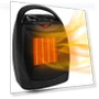 Portable Electric Space Heater with Thermostat, 1500W/750W, Fast Heating for Indoor Use — Portable Heating Solutions, GiveBest