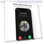 Wireless Video Doorbell Camera with Head-to-Toe View, No Monthly Fees — Smart Home Security, AOSU