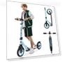 Foldable Kick Scooter with Adjustable Handlebar — Push Scooters, WAYPLUS