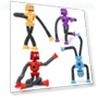 Telescopic Suction Cup Robots Autism Pop Tubes Sensory Fidget Toy — Stress Relievers, COLEGRY