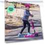 Adjustable Height Foldable Scooter with Removable Seat — Balance Bikes, SKIDEE